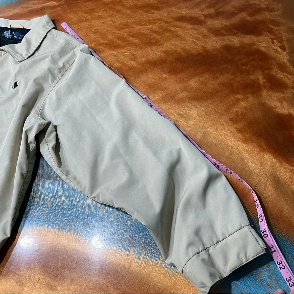 Vintage Polo by Ralph Lauren Khaki Windbreaker lightweight jacket XL
